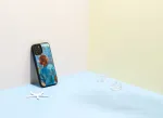 "SmartPhone case Apple iPhone 12 Pro Max" Children on the beach Black