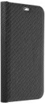 "Luna Carbon Book Case Galaxy A35 5G" Black