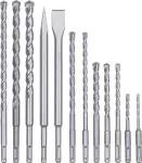 Einhell SDS Plus chisel drill set, 12 pieces (case)