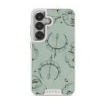 Sagittarius - Samsung Galaxy S25 Case, Elite Light (Magnetic) / Silver / Turquoise