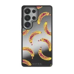 Banana - Samsung Galaxy S25 Ultra Case, Elite Mirror Dark (Magnetic) / Silver