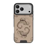 Scorpio - iPhone 17 Pro Max Case, Elite Dark (MagSafe) / Silver / Beige