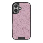 Maze - iPhone 16 Plus Case, Elite Dark (MagSafe) / Silver