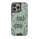 Cancer - iPhone 16 Pro Max Case, Elite Dark (MagSafe) / Silver / Turquoise