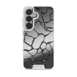 Void - Samsung Galaxy S25 Case, Elite Mirror Light (Magnetic) / Silver