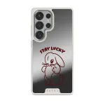 Stay Lucky - Samsung Galaxy S25 Ultra Case, Elite Mirror Light (Magnetic) / Silver