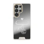 City Lights - Samsung Galaxy S25 Ultra Case, Elite Mirror Light (Magnetic) / Gold
