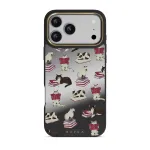 Curious Cat - iPhone 17 Pro Max Case, Elite Mirror Dark (MagSafe) / Gold