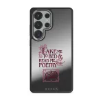 Read Me - Samsung Galaxy S25 Ultra Case, Elite Mirror Dark (Magnetic) / Silver