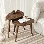Lauakomplekt (2 t&uuml;kki), Hanah Home, p&auml;hkel, 50 x 48 x 33, cm