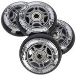 PU 72x24 82A BLACK (4 tk) + ABEC-9 (8 tk) SET NILS EXTREME