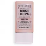 Makeup Revolution &bdquo;Bright Light Pink Rosie Blush Drops&ldquo; &ndash; vedelad p&otilde;sepuna, 23 ml
