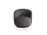 Swivel Armchair, "Savona", 1 Seat, 69x72.5x70.5 Made in Europe