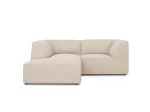 Modular Left Corner Sofa, "Siena", 3 Seats, 186x180x69 Made in Europe