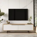 TV-alus, Hanah Home, tamm, valge, 160 x 45,1 x 35,5