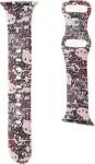 Silicone Tags Graffiti Strap Apple Watch 38/40/41mm Pink