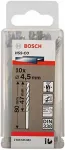 Bosch metal twist drill HSS-Co, DIN 338, 4.5mm (10 pieces, working len
