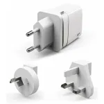 Travel adapter USB/USB-C QM16 20W White