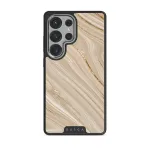 Full Glam - Beige Samsung Galaxy S25 Ultra Case, Elite Dark (Magnetic) / Silver