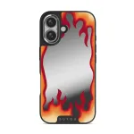 Too Hot - iPhone 16 Case, Elite Mirror Dark (MagSafe) / Silver