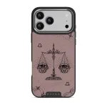 Libra - iPhone 17 Pro Max Case, Elite Dark (MagSafe) / Silver / Pink