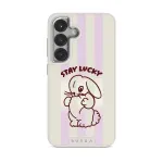 Stay Lucky - Samsung Galaxy S25 Plus Case, Elite Light (Magnetic) / Silver