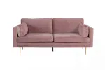 &bdquo;Boom&ldquo; &ndash; 3-kohaline diivan &bdquo;Velvet&ldquo; &ndash; tolmuroosa &ndash; asendab toote 18045-989