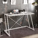 &Otilde;ppelaud, Hanah Home, valge, 120 x 75 x 75, cm