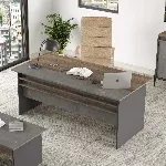 &Otilde;ppelaud, Hanah Home, Brown Hall Antratsiit, 180 x 75 x 89,5, cm