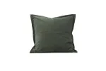Lykke Cushion Cover Poly reljeefne samet - tumeroheline 50x50