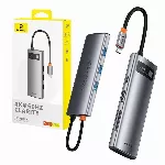 Baseus Metal Gleam seeria 7-pordiline HUB Space Grey