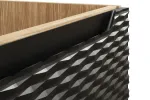 60 cm laiune 2-ukseline valamukapp, &bdquo;OCEAN BLACK&ldquo;, 82-60-2D