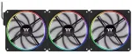 "140mm Thermaltake TS140 EX RGB 3Pack ventilaator Balck"