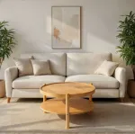 Kohvilaud, Hanah Home, tamm, 80 x 48