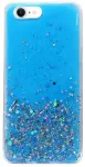 "Glue Glitter Back Case iPhone 12 Pro Max" Blue