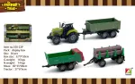 1:48 Tractor with Lights and Sound Function + Trailers