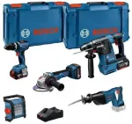&bdquo;Bosch&ldquo; t&ouml;&ouml;riistakomplekt &bdquo;COMBI 18V GSB+GBH+GWS+GSA+GLI+3x5&ldquo;