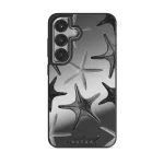 Midnight Ocean - Samsung Galaxy S25 Case, Elite Mirror Dark (Magnetic) / Silver