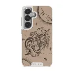 Virgo - Samsung Galaxy S25 Case, Elite Light (Magnetic) / Silver / Beige