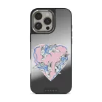 Follow Me - iPhone 16 Pro Max Case, Elite Mirror Dark (MagSafe) / Silver