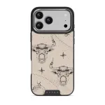 Taurus - iPhone 17 Pro Max Case, Elite Dark (MagSafe) / Silver / Nude