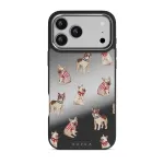 Monsieur - iPhone 17 Pro Max Case, Elite Mirror Dark (MagSafe) / Silver