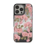 Desert Rose - iPhone 16 Pro Max Case, Elite Mirror Dark (MagSafe) / Silver