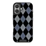 Trouble - iPhone 16 Case, Elite Dark (MagSafe) / Silver