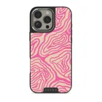 Pink Shores - iPhone 16 Pro Max Case, Elite Dark (MagSafe) / Silver