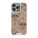 Taurus - iPhone 16 Pro Max Case, Elite Light (MagSafe) / Silver / Beige