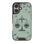 Libra - iPhone 16 Case, Elite Dark (MagSafe) / Silver / Turquoise