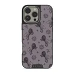 Leo - iPhone 16 Pro Max Case, Elite Dark (MagSafe) / Silver / Purple