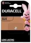 Patarei &ndash; Duracell 364 (SR621) H&otilde;beoksiidist 1,5 V kellapatarei 2,2 mm x 6,8 mm H&otilde;bedane