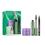 CLINIQUE_SET &bdquo;Eye Essentials High Drama&ldquo; ripsmetu&scaron;&scaron; 10 ml + silmakontuurpliiats &bdquo;Black&ldquo; 0,34 g + eemaldusbalsam 15 ml